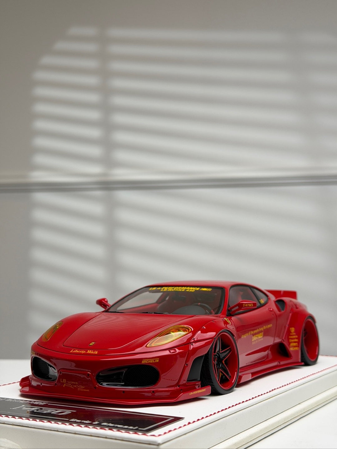 Ferrari F430 LBWK (Red) [Davis & Giovanni] 1/18 scale