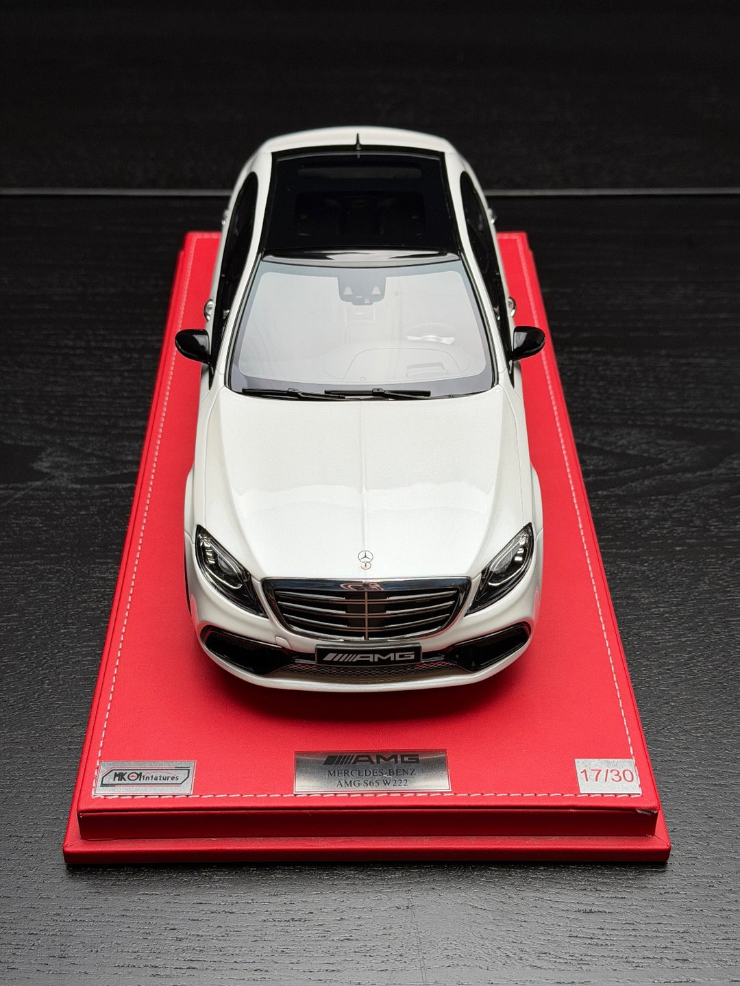 Mercedes-Benz AMG S65 (White) [KM] 1/18 scale