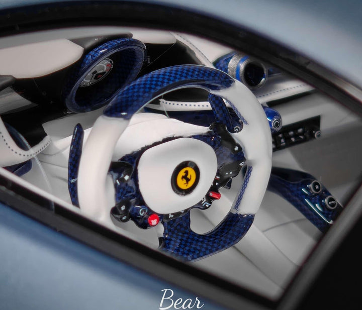 Ferrari 812 Superfast SVR (Ice Blue Metallic) [Davis & Giovanni] 1:18 scale