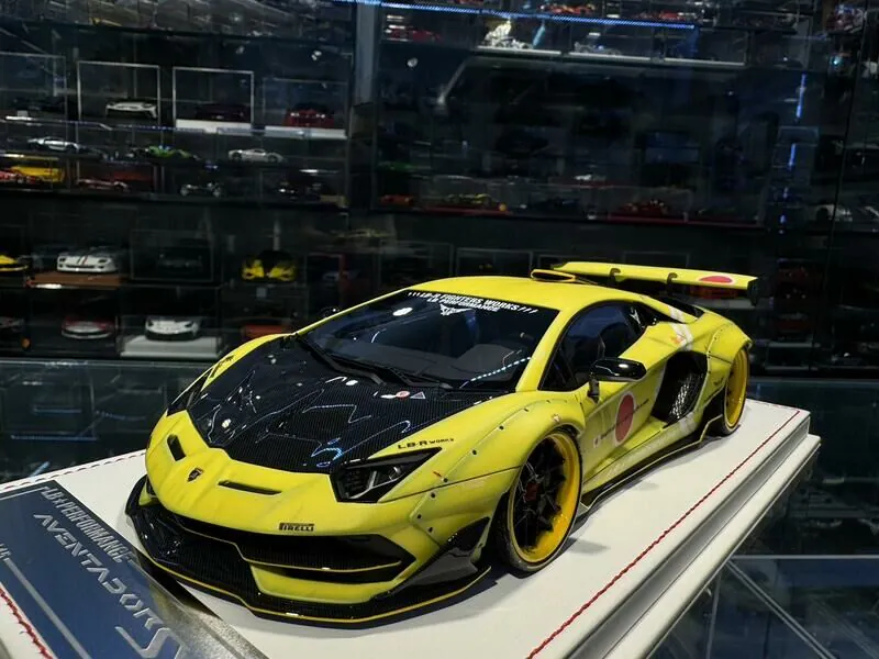 Lamborghini Aventador SVJ LBWK (Matt Yellow ZF) [Davis & Giovanni] 1/1 ...