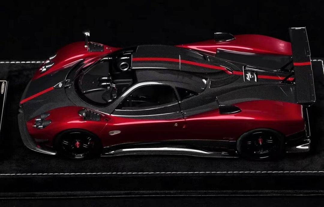 Pagani Zonda Cinque (Metallic Red/ Carbon) [Henson & Heaven] 1/18 scale