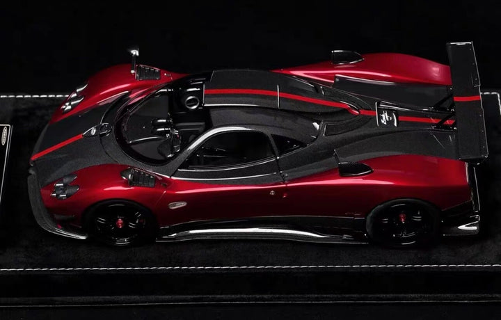 Pagani Zonda Cinque (Metallic Red/ Carbon) [Henson & Heaven] 1/18 scale