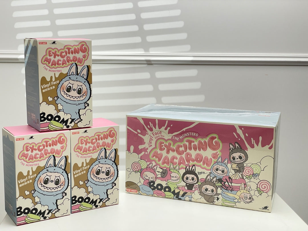 NEW! Authentic Pop Mart Labubu Monsters Exciting Macaron Vinyl (Blind Box 6pcs)