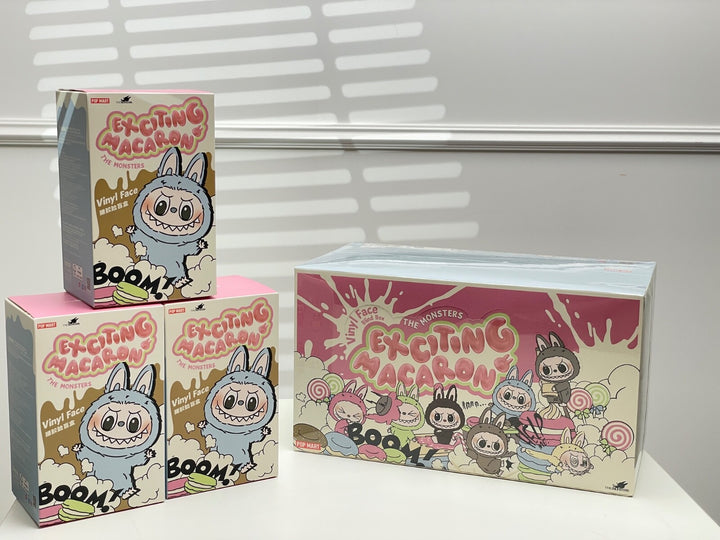 NEW! Authentic Pop Mart Labubu Monsters Exciting Macaron Vinyl (Blind Box 6pcs)