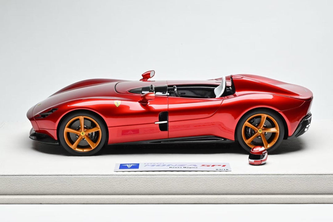 Ferrari Monza SP1 (Rosso Magma/ with Helmet) [Hermez Collection] 1/18 scale