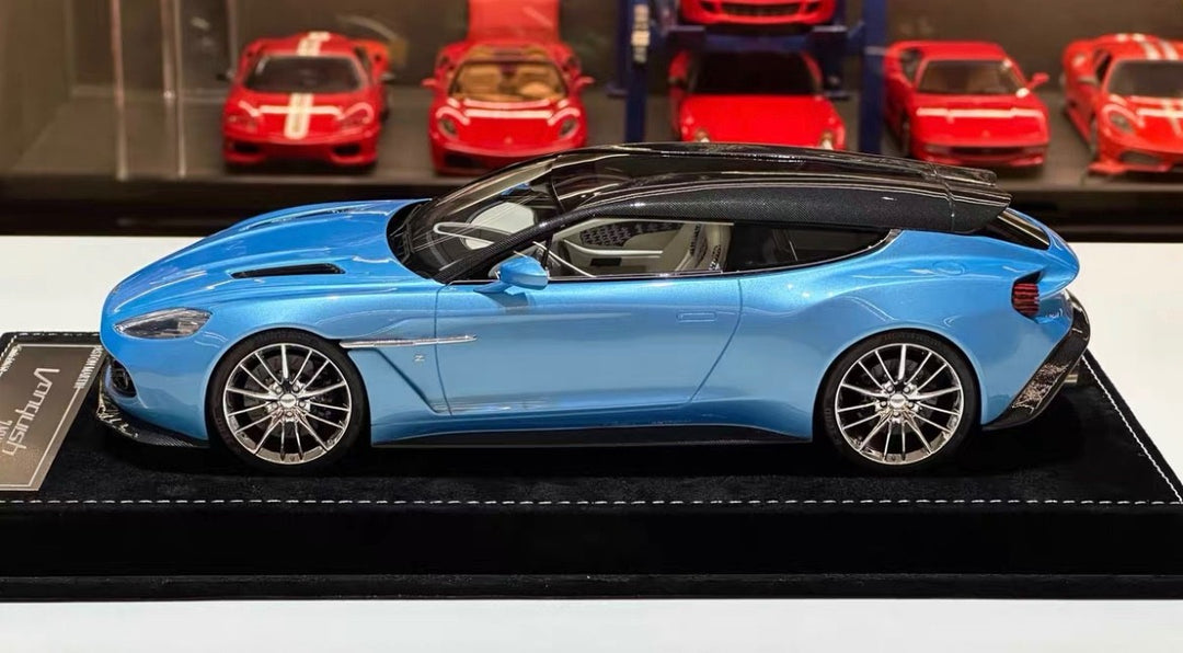 Aston Martin Vanquish Zagato (Metallic Blue) [Henson&Heaven] 1/18 scale