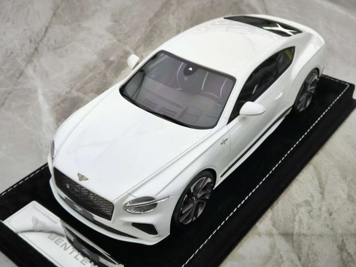 Bentley Continental GTS (Pearl White) [Henson&Heaven] 1/18 scale
