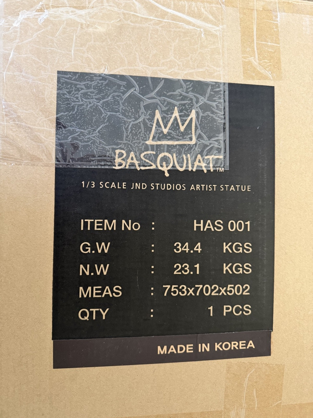 Jean-Michel Basquiat - By: JND Studios [1:3 scale] RARE