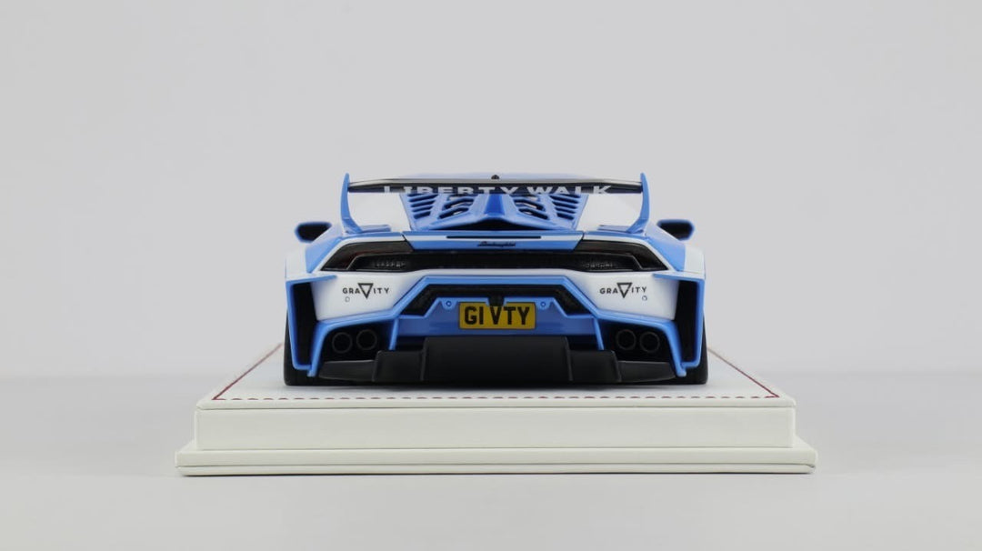 Lamborghini Huracan LBWK (Blue GRAVITY) [Davis & Giovanni] 1/18 scale