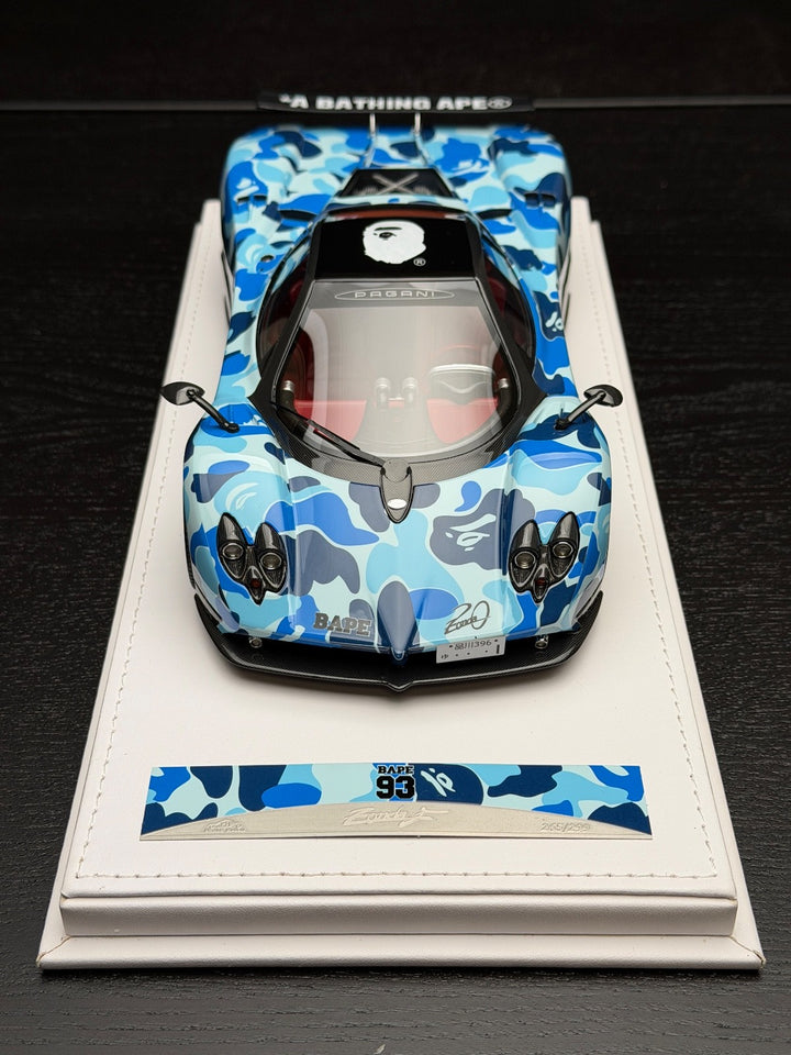 Pagani Zonda F (Bathing Ape Blue Camo) [VIP scale Models] 1/18 scale