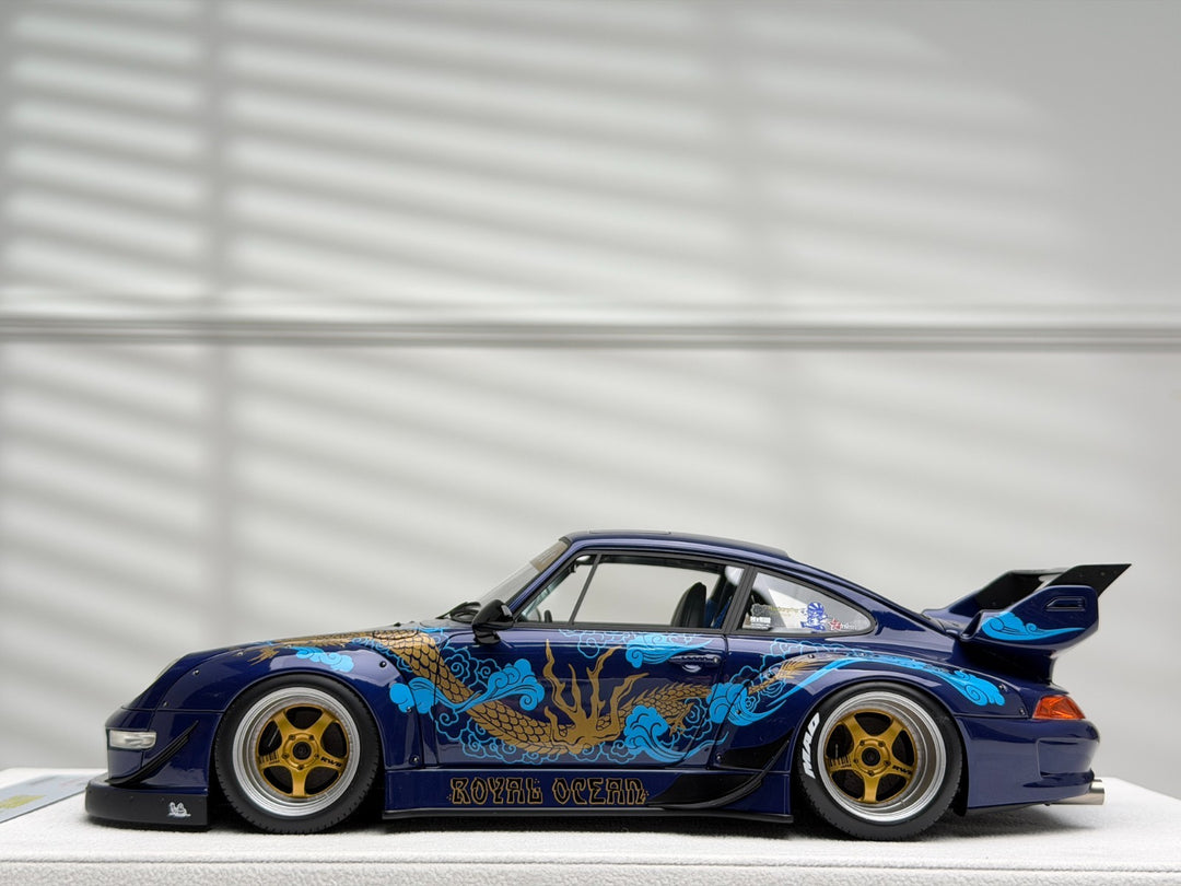 Porsche 911 993 RWB (Royal Ocean Peter Chutter's) [FuelMe Model] 1/18 scale