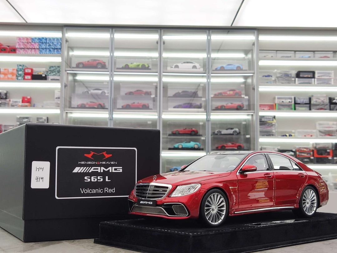 Mercedes-Benz AMG S65 L (Volcanic Red) [Henson&Heaven] 1/18 scale