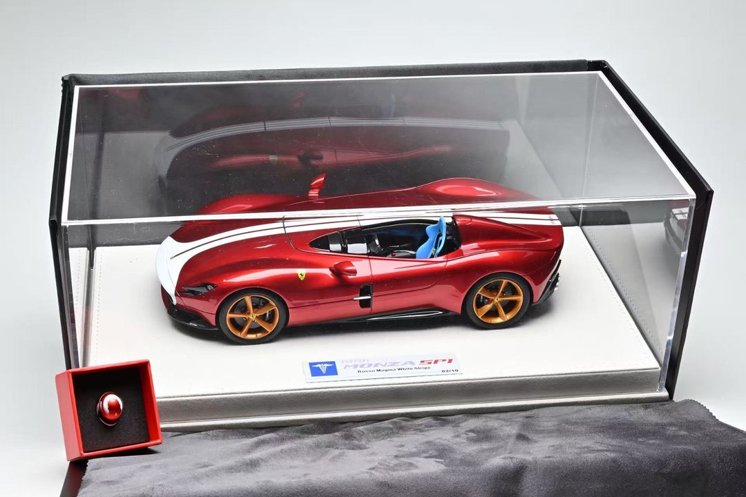 Ferrari Monza SP1 (Rosso Magma/ with Helmet) [Hermez Collection] 1/18 scale