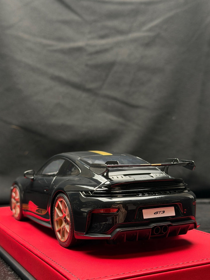 Porsche 911 GT3 (Black/ Gold) [IVY Model] 1:18 scale