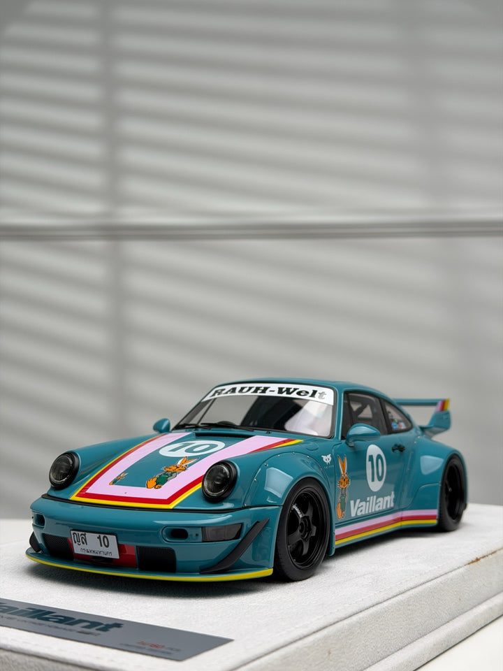 Porsche 911 964 RWB (Vaillant Renndrive Vintage Homage) [FuelMe Model]1/18 scale