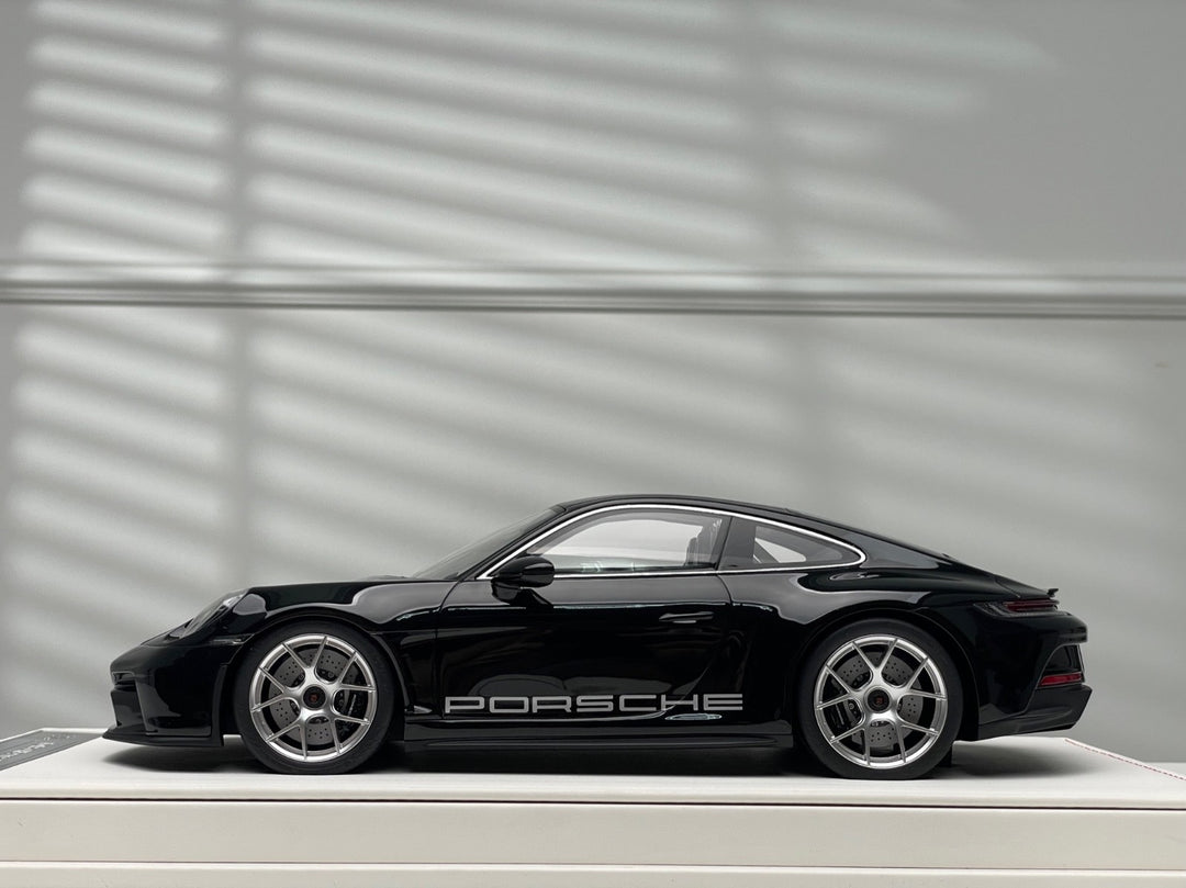Porsche 911 S/T (Black/ Silver Rims) [Ivy Merit Model] 1/18 scale