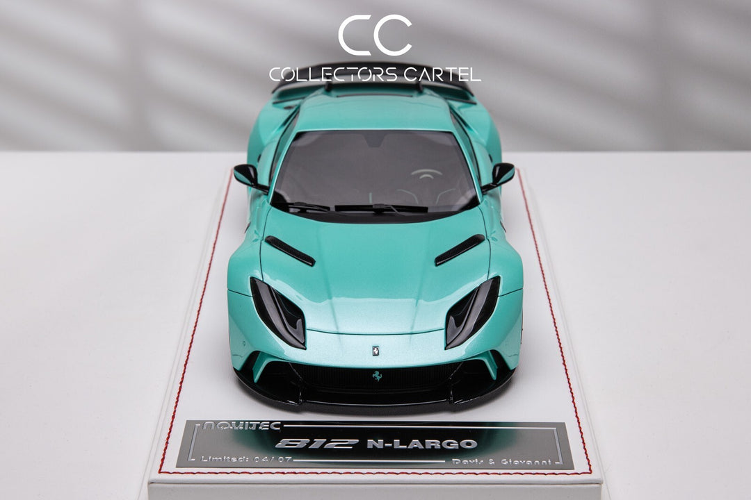 Ferrari 812 N-LARGO NOVITEC (Mint Green Metallic) [Davis & Giovanni] 1/18 scale