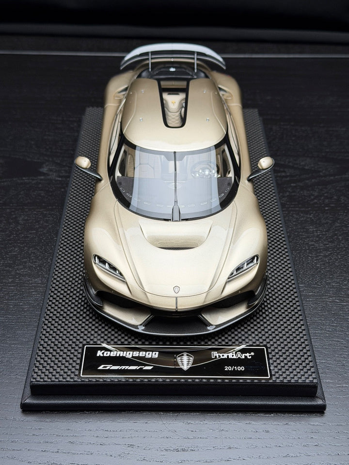 Koenigsegg Gemera (Champagne Gold) [FrontiArt] 1:18 scale