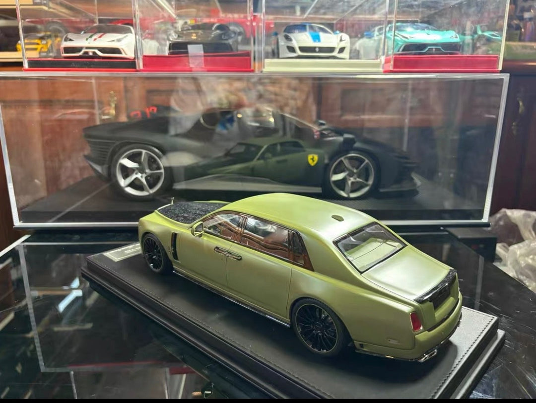 Rolls-Royce Phantom Mansory (Matte Military Green) [Muse's Secret] 1:18 scale