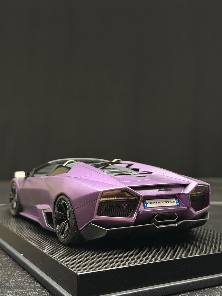 Lamborghini Reventon Roadster (Purple/ Hand signed) [MR Collection] 1/18 scale