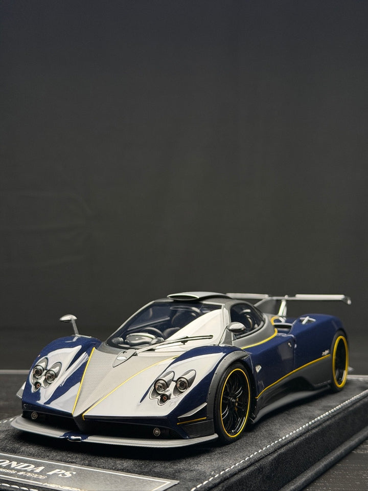 Pagani Zonda PS (Blue/ Carbon) [Henson&Heaven] 1/18 scale
