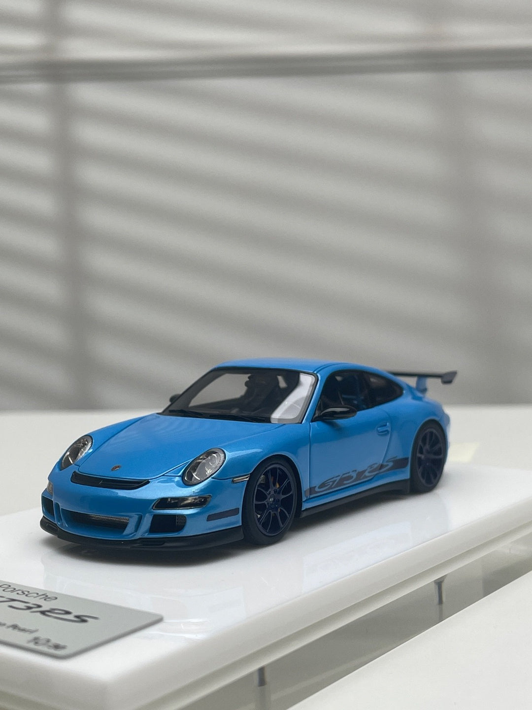 Porsche 911 GT3 RS (Azzurro Pearl AXELLWORKS) [Make Up] 1:43 scale