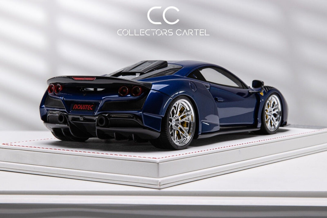 Ferrari F8 Tributo N-LARGO NOVITEC (Candy Blue) [Davis & Giovanni] 1/18 scale
