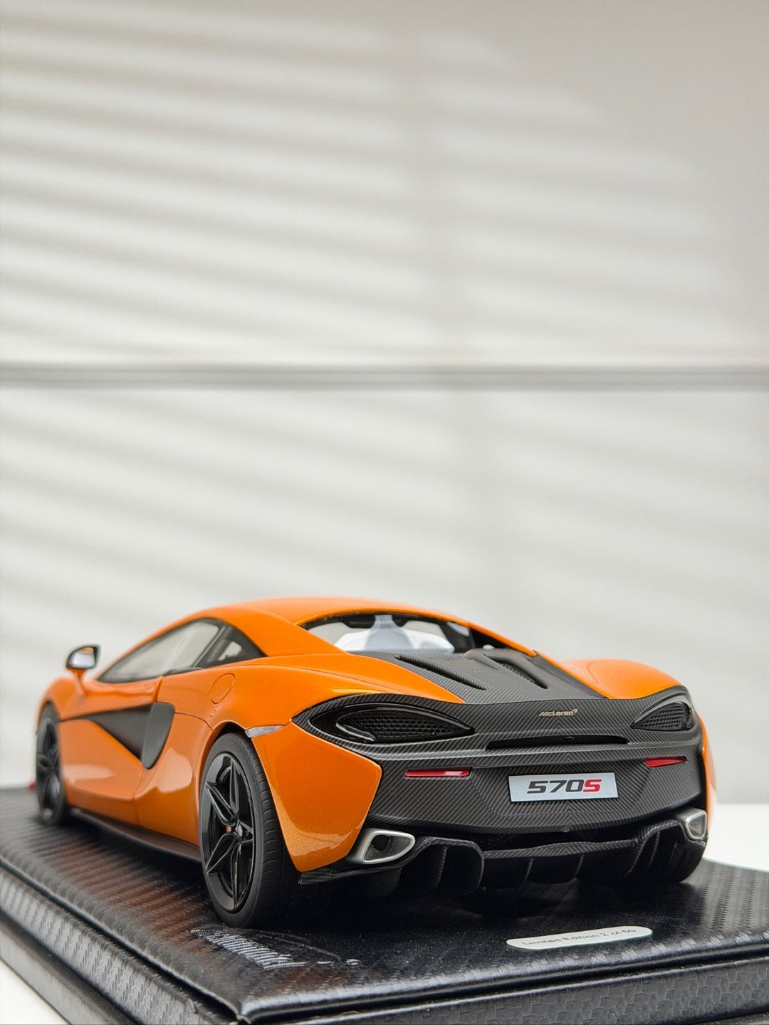 McLaren 570s (Orange) [Tecnomodel] 1/18 scale