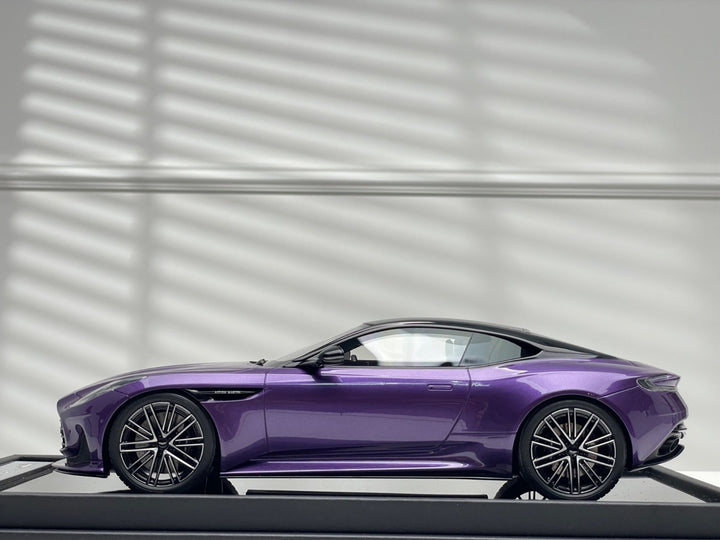 Aston Martin DB12 Coupe (Purple) [Motorhelix] 1/18 scale