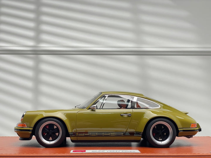 Porsche 911 Coupe Singer (Olive Drab) [Make up Eidolon] 1/18 scale