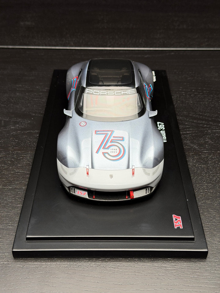 Porsche Vision 357 (Silver/ White 75th Anniversary) [Spark] 1:18 scale