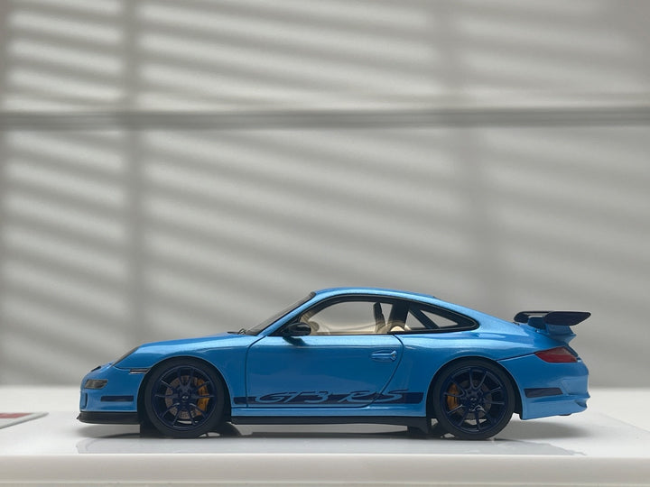 Porsche 911 GT3 RS (Azzurro Pearl AXELLWORKS) [Make Up] 1:43 scale