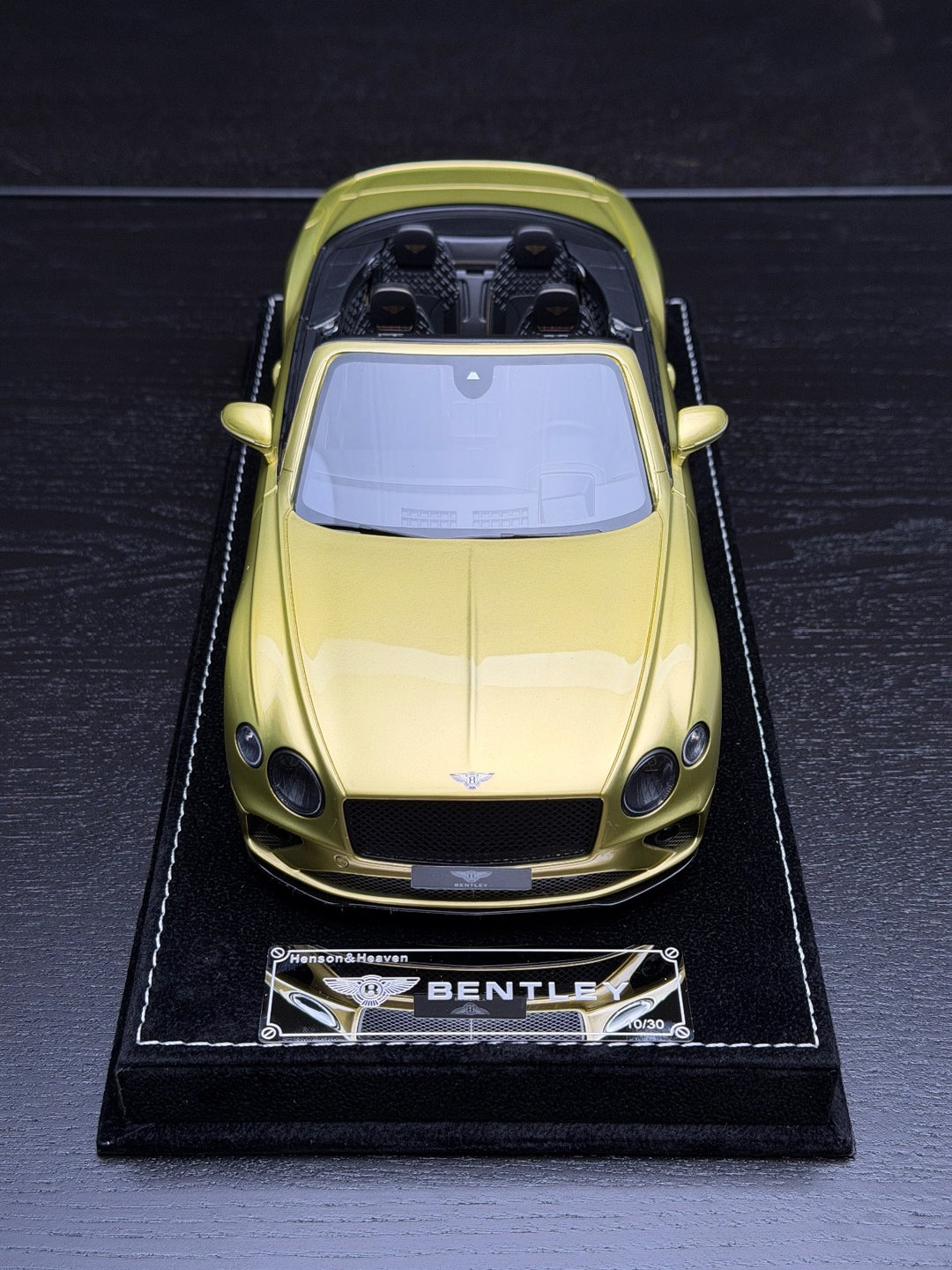 Bentley Continental GTC (Yellow Gold) [Henson&Heaven] 1/18 scale