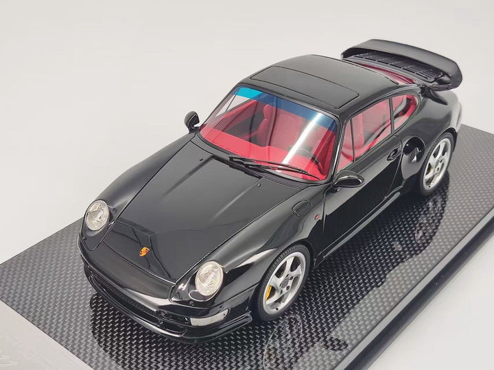 Porsche 911 Turbo S (Black) [Dino Model] 1/18 scale