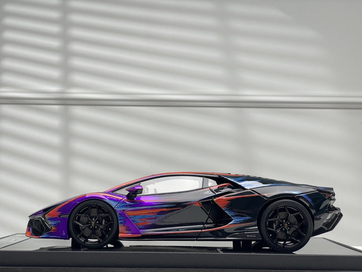Lamborghini Revuelto (Purple Abstract) [IVY Merit Model] 1/18 scale