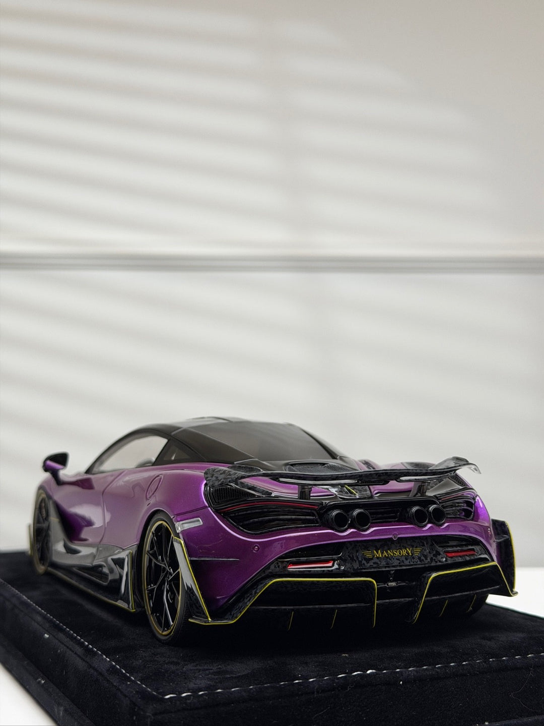 McLaren 720s Mansory (Purple) [Timothy & Pierre] 1/18 scale