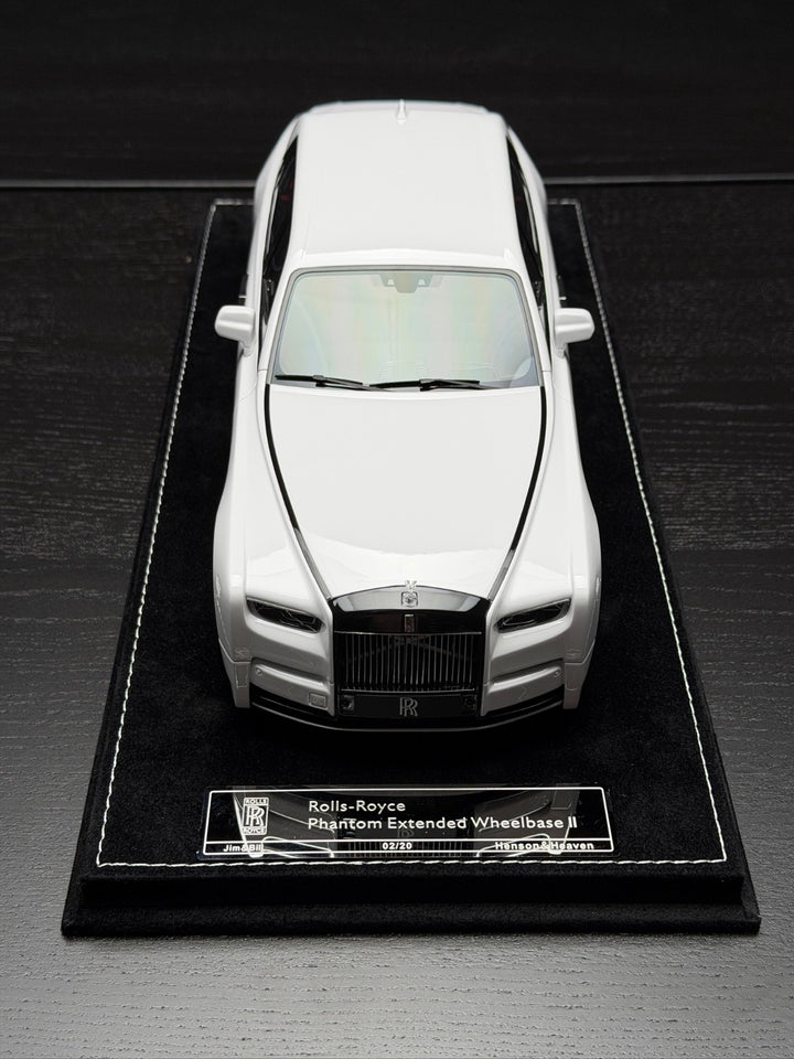 Rolls-Royce Phantom Series II Long Wheelbase (White) [H&H] 1/18 scale