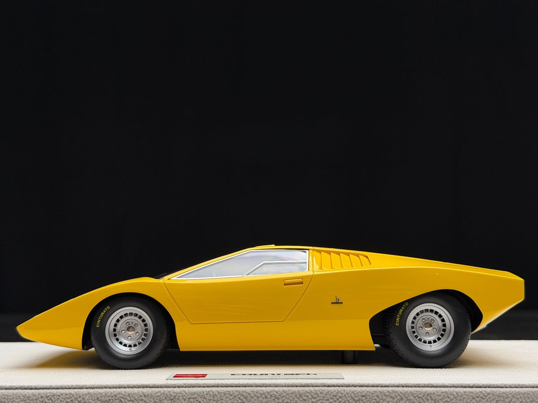 Lamborghini Countach LP500 (Yellow) [MakeUp Eidolon] 1/18 scale