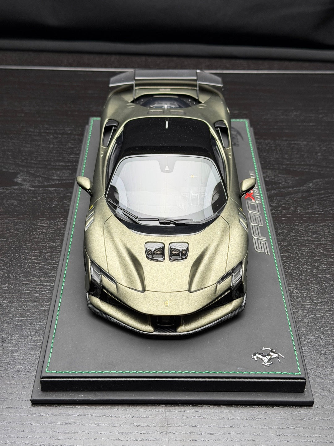 Ferrari SF90XX Stradale (Verde Masoni Matte) [BBR] 1:18 scale