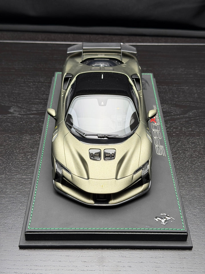 Ferrari SF90XX Stradale (Verde Masoni Matte) [BBR] 1:18 scale