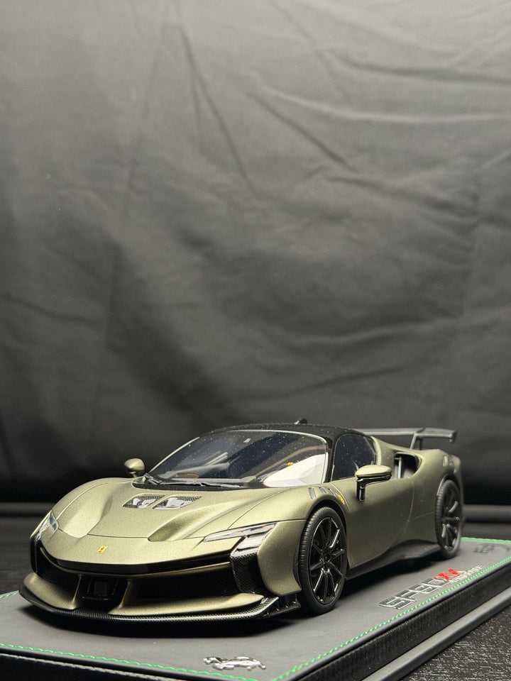 Ferrari SF90XX Stradale (Verde Masoni Matte) [BBR] 1:18 scale