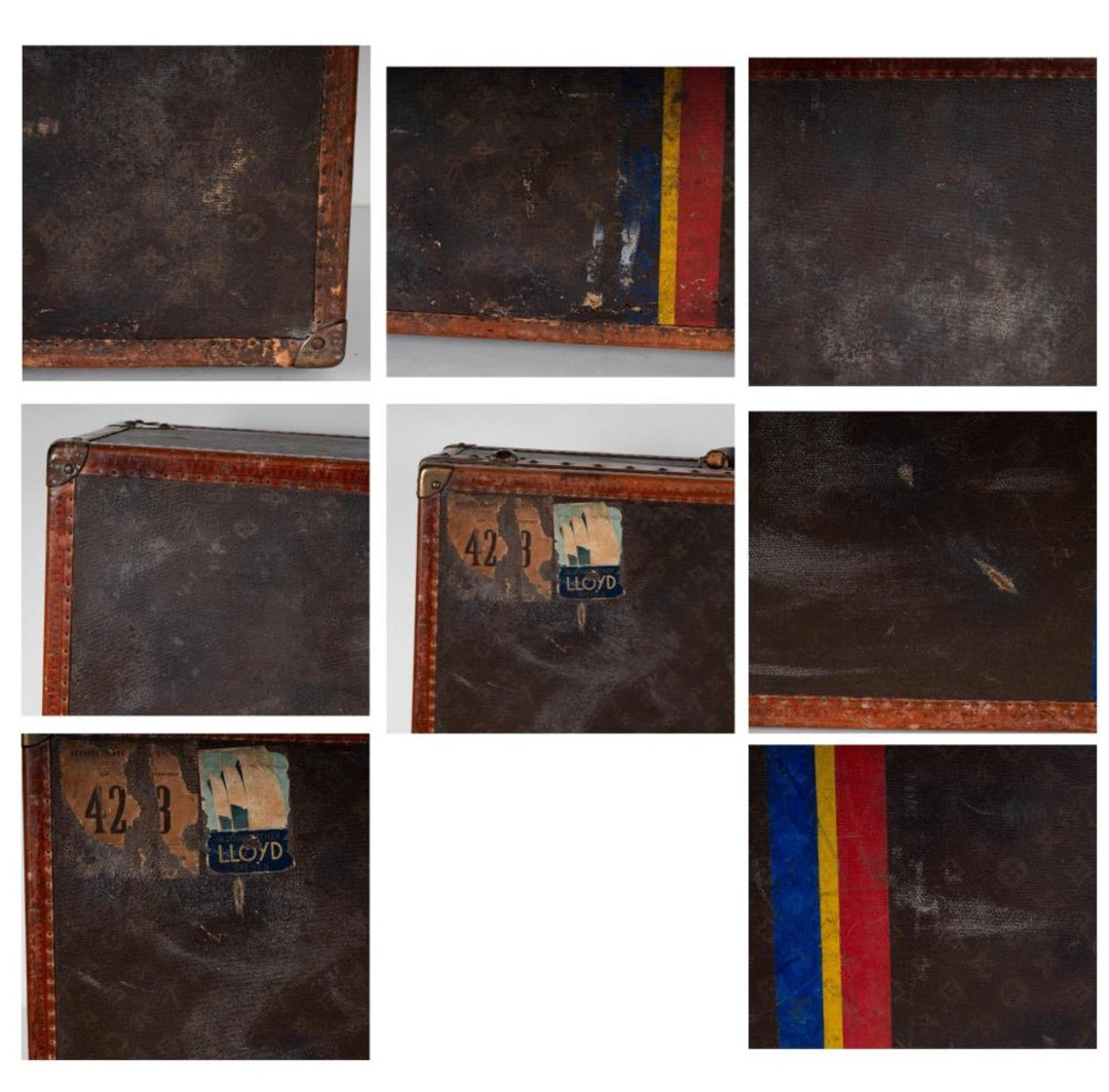 Genuine Vintage 1920-1930s Louis Vuitton Hardcase Trunk