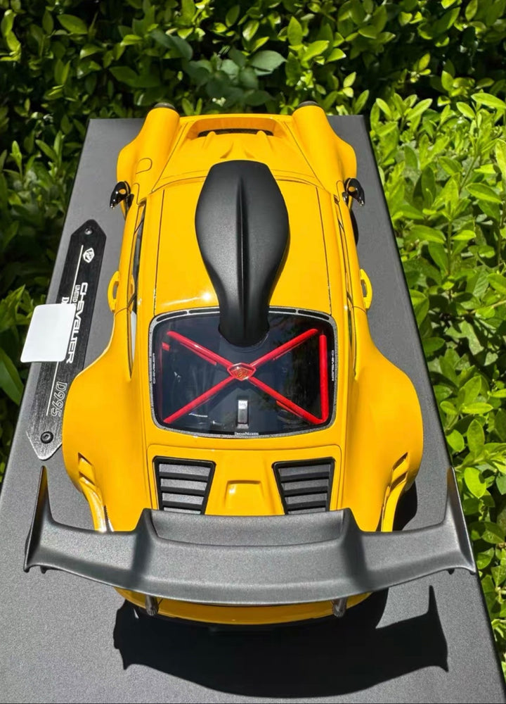 Porsche 911 "CHEVALIER" D995 (Gloss Yellow) [DreamWalkers] 1/18 scale