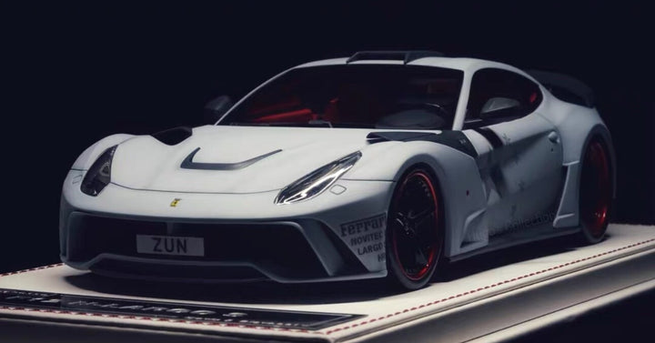 Ferrari F12 N-LARGO S NOVITEC (Matte Gray/ ZUN) [Davis & Giovanni] 1:18 scale