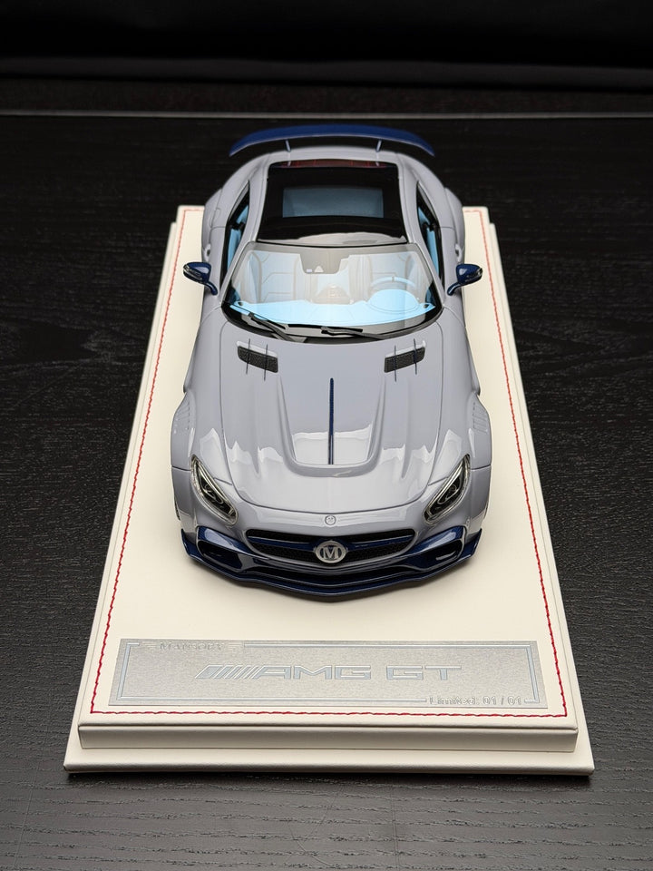 Mercedes-Benz AMG GT Mansory (Gray/ Blue) [Davis & Giovanni] 1/18 scale - 1 OF 1