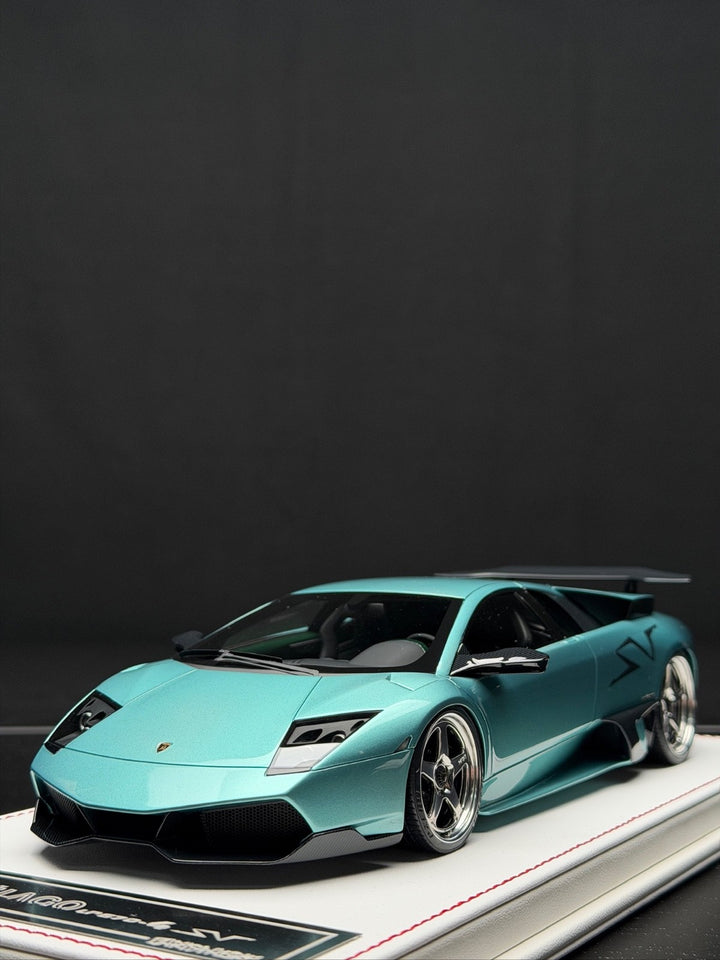 Lamborghini Murcielago LP670-4 SV (Met Light Blue) [Davis & Giovanni] 1:18 scale