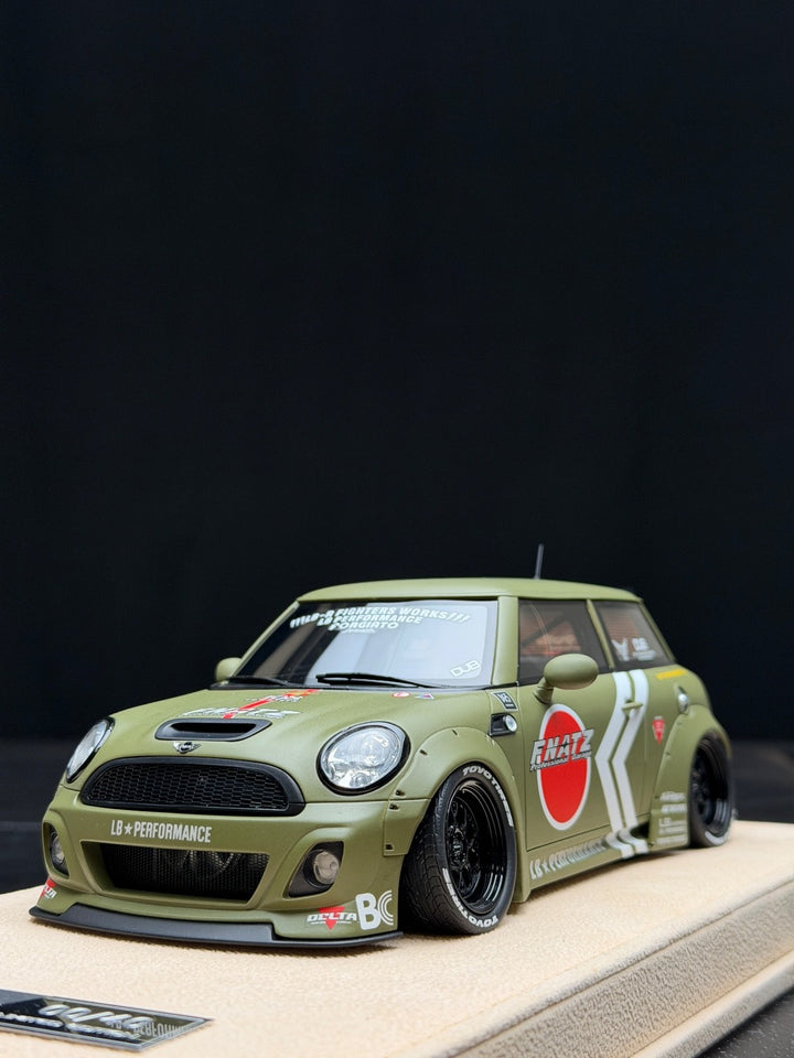 MINI Cooper LBWK (Matte Green) [Timothy & Pierre] 1/18 scale