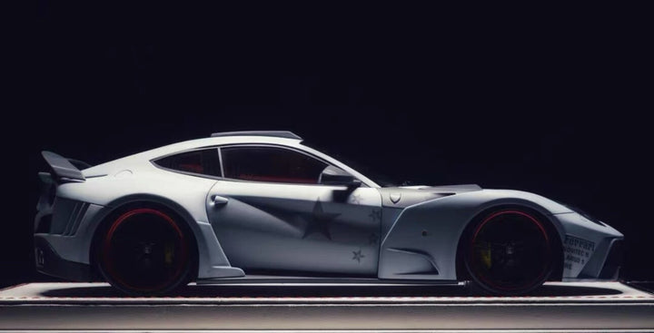 Ferrari F12 N-LARGO S NOVITEC (Matte Gray/ ZUN) [Davis & Giovanni] 1:18 scale