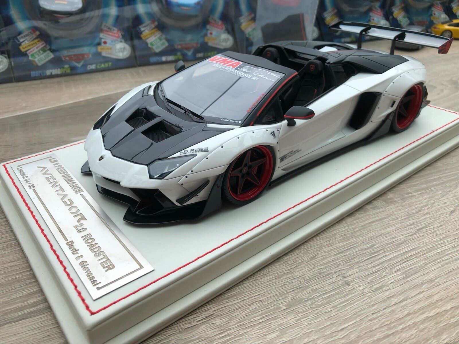 Lamborghini Aventador 2.0 Roadster LBWK (White) [Davis & Giovanni] 1:1 ...