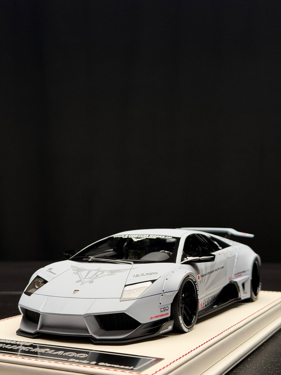 Lamborghini Murcielago LBWK (Matte Gray) [Davis & Giovanni] 1:18 scale
